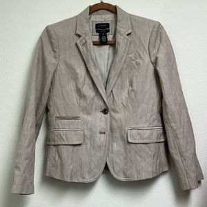 J. Crew herringbone schoolboy blazer